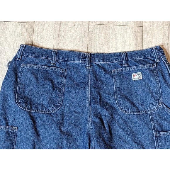 Tyndale FR Jeans Mens 40x34 Fire Resistant Medium Wash Blue Denim Carpenter 2112 - Picture 9 of 16